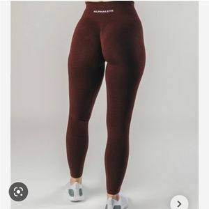 *LIKE NEW* alphalete amplify leggings copper(S)